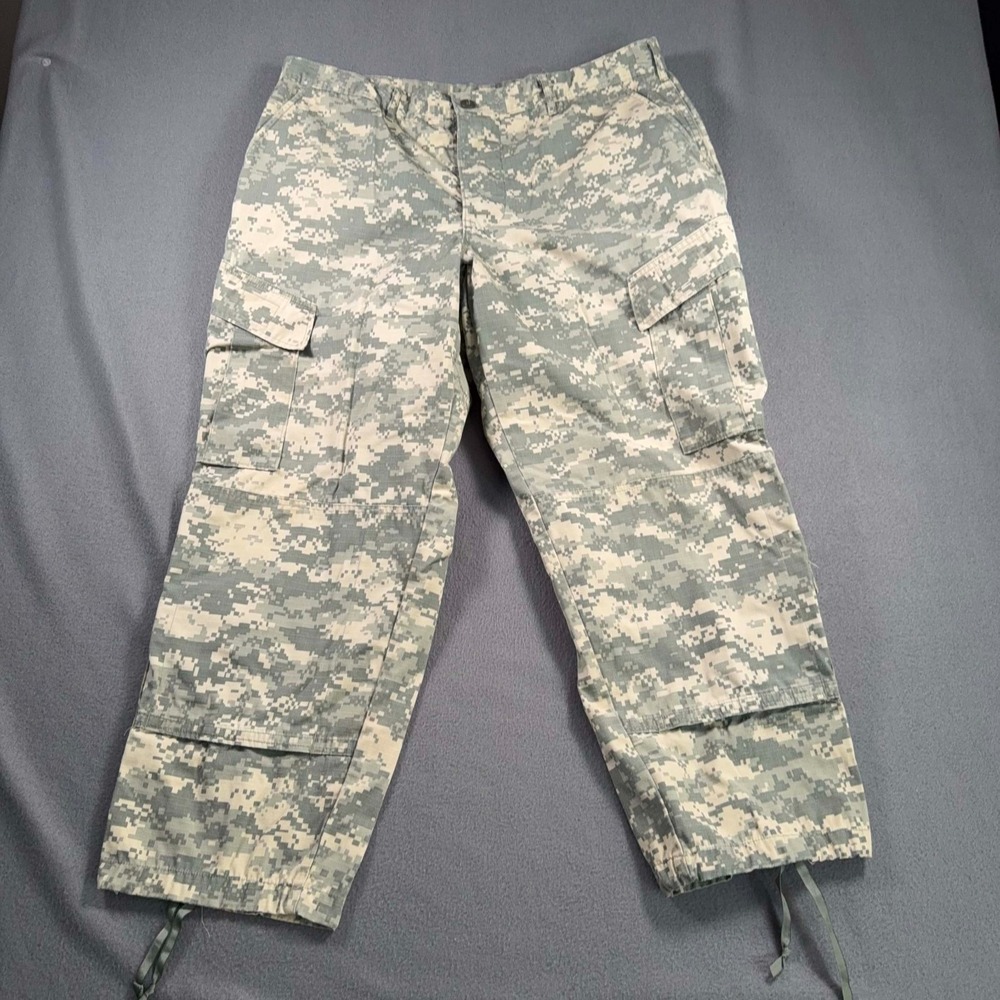 US Army ACU Trousers Large X-Short 38x27 Digital Camo Cargo Pants